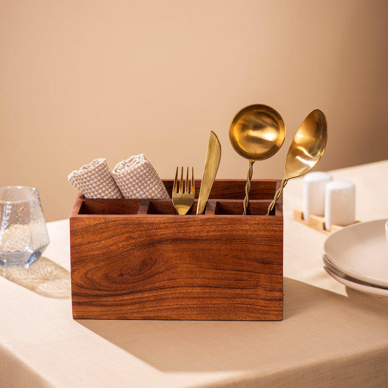 Luxe Spoon & Cutlery Stand Organizer