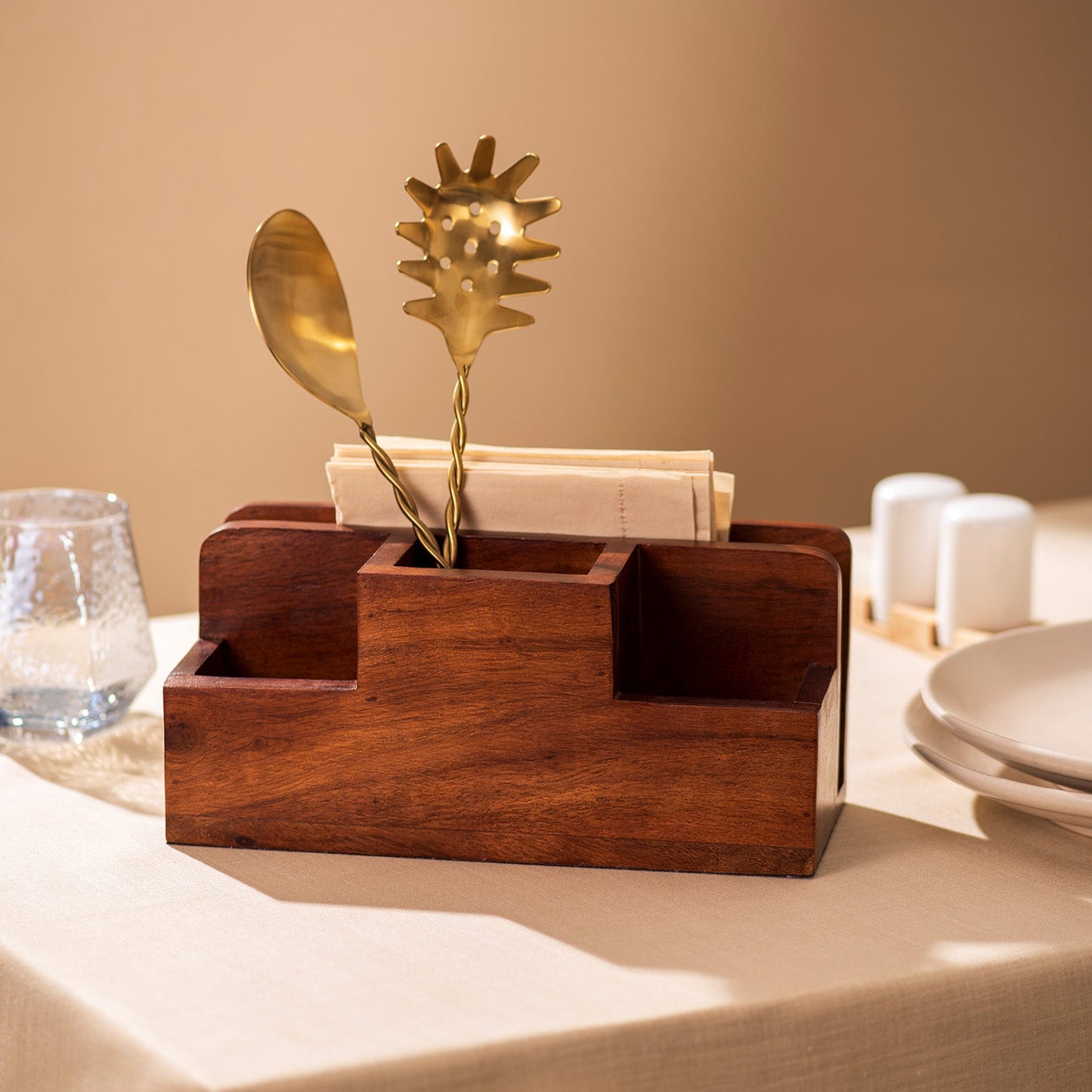 Luxe Spoon & Cutlery Stand Organizer