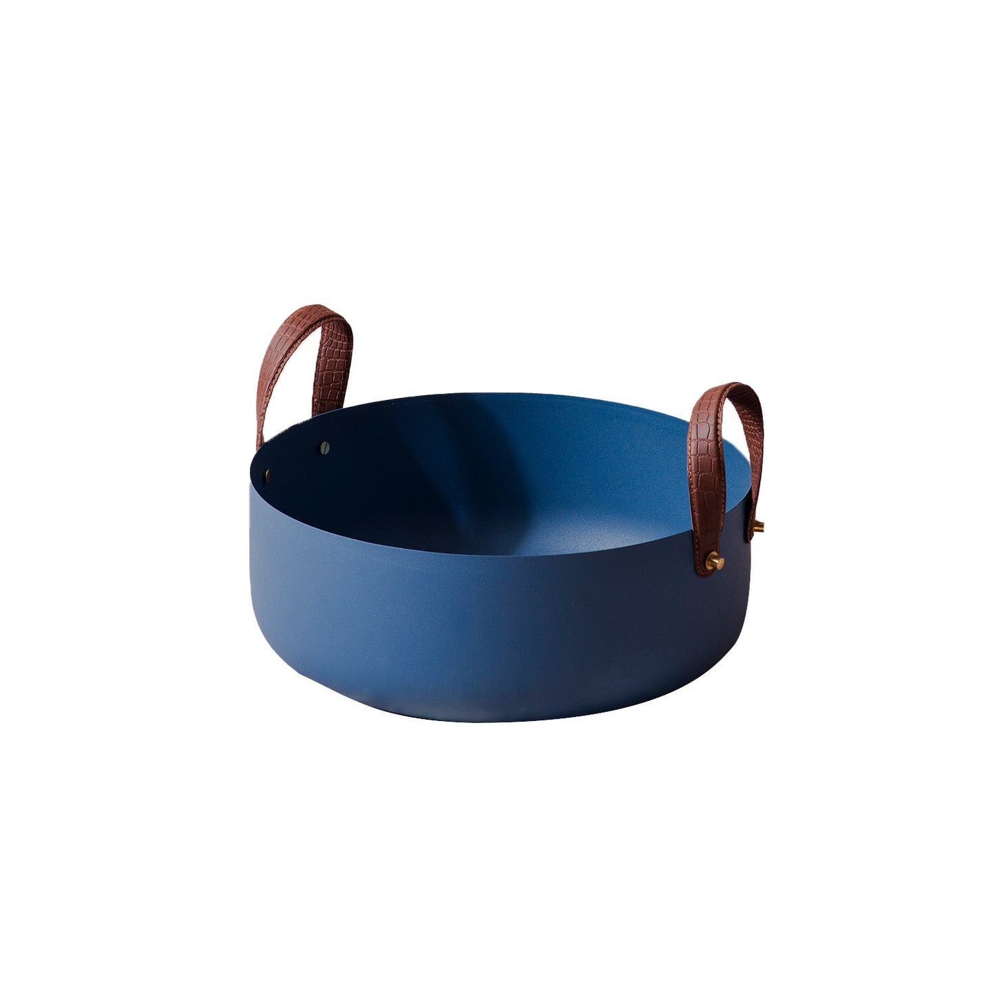 Blue Gleam Medium Metal Baskets