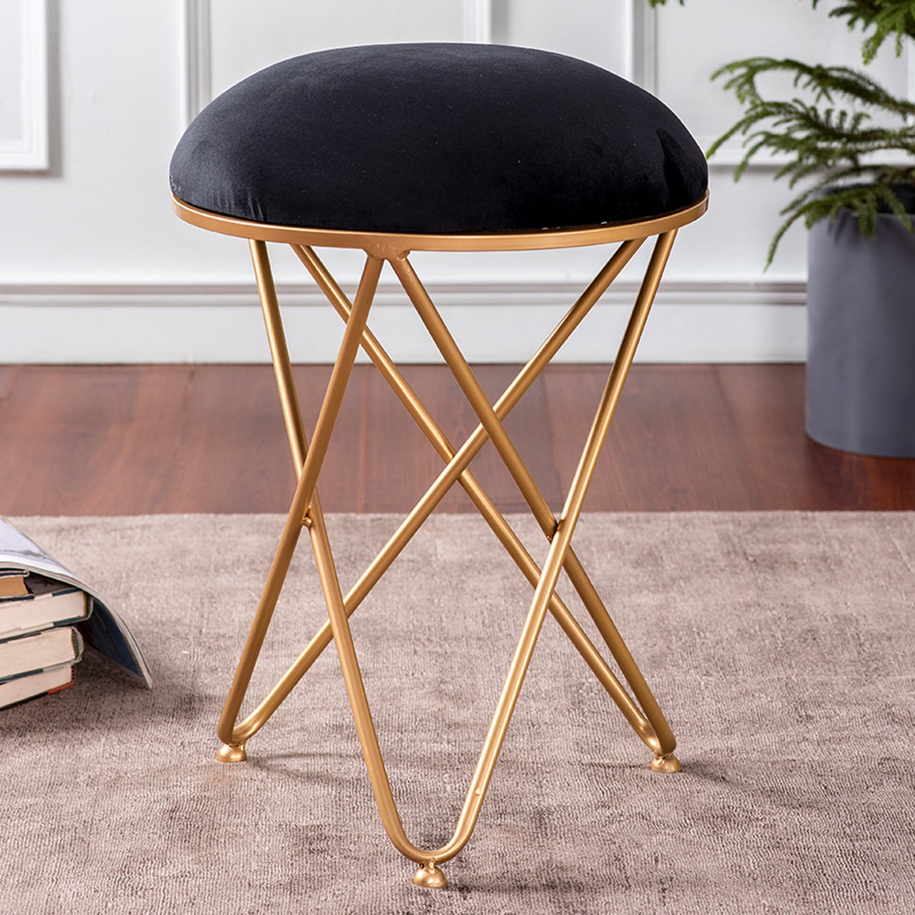 Cross Metallic Stools
