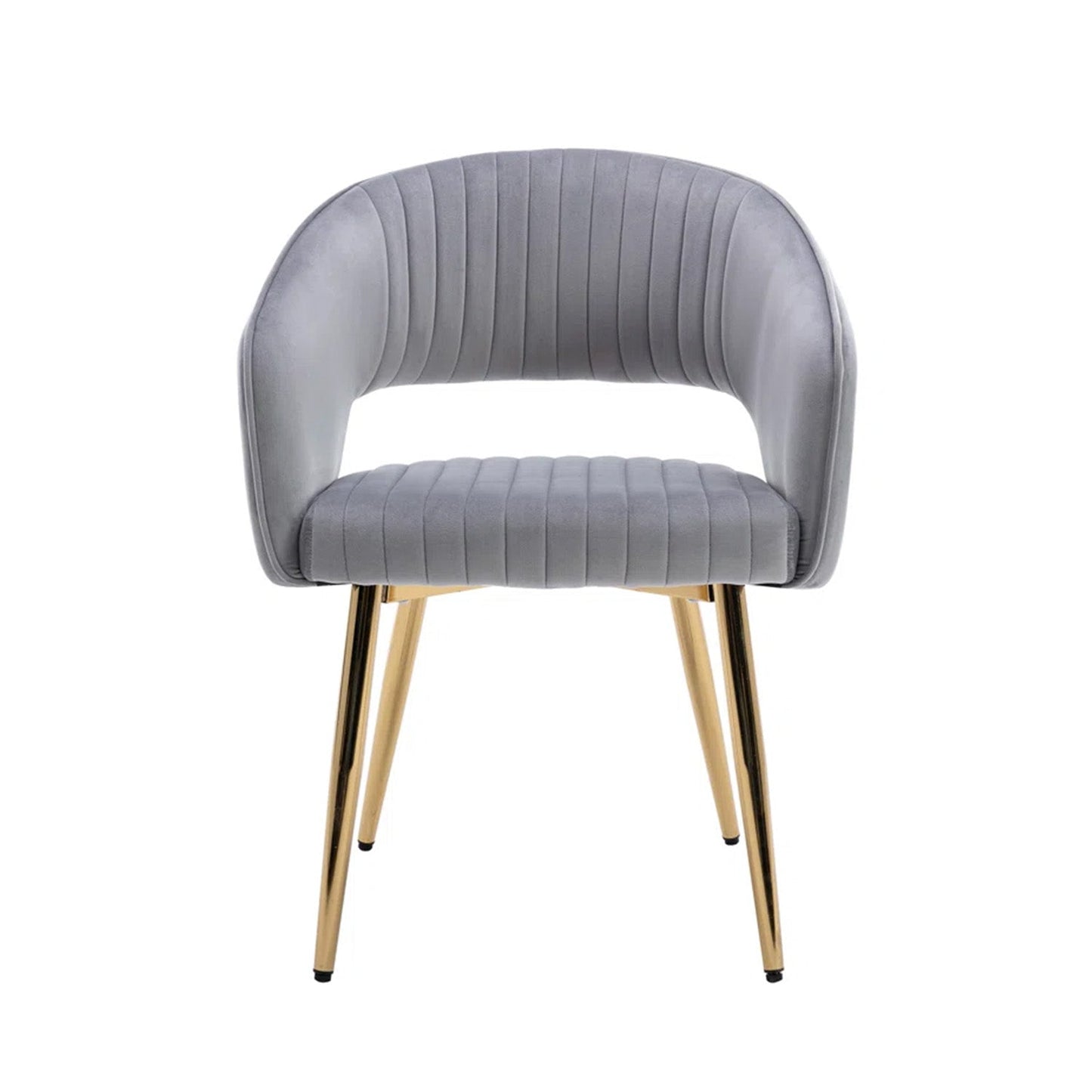 Buy Chic Velvet Lounge Chair Grey Online Best Price
