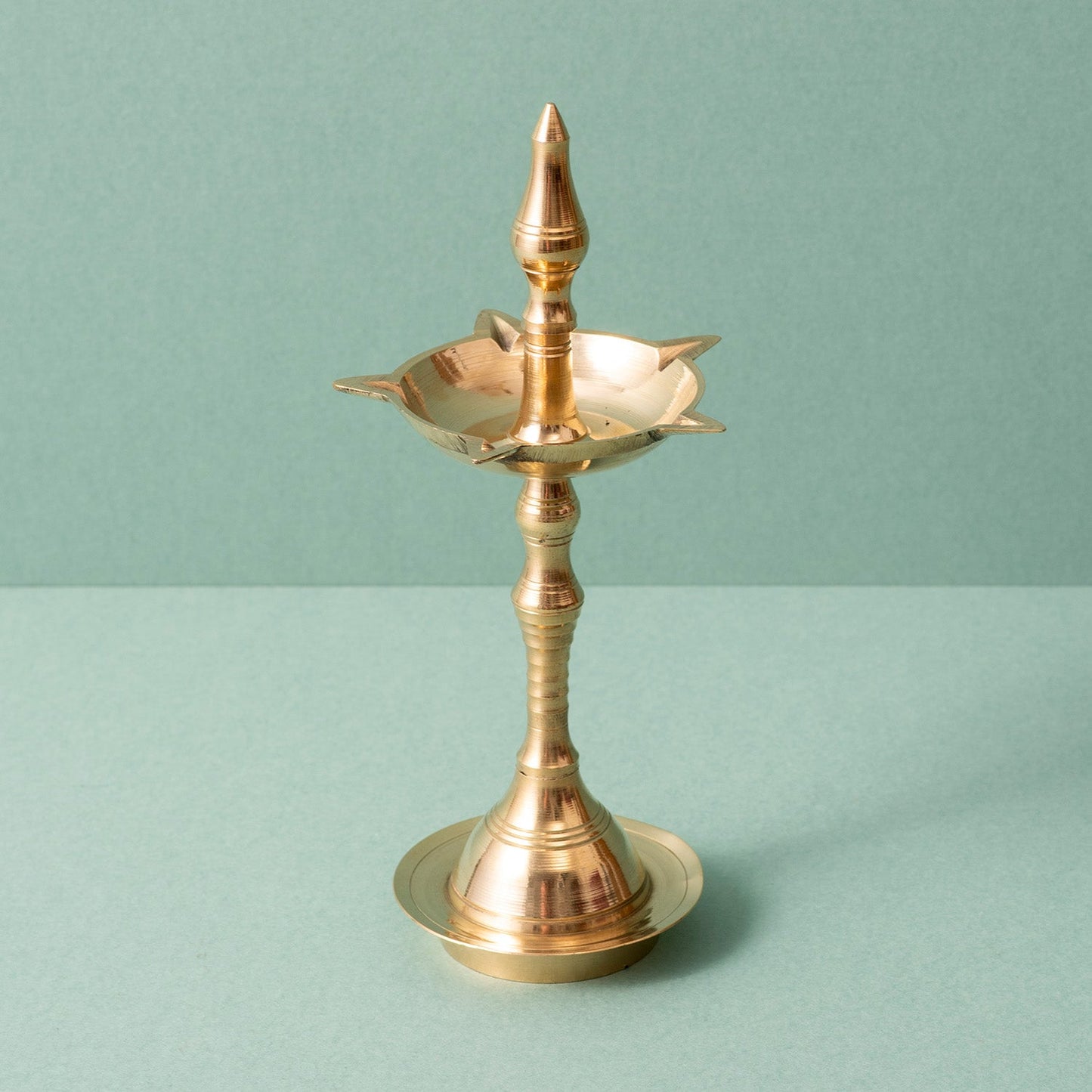 Elegant Brass Candlesticks Diya Stand for Decor