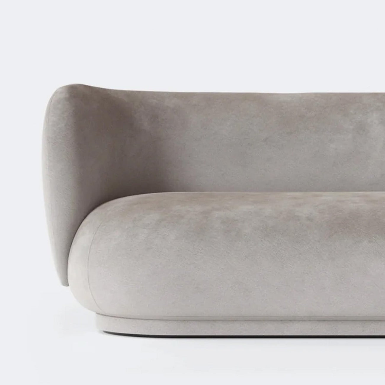 EliteElegance Velvet Two-Seater Sofa