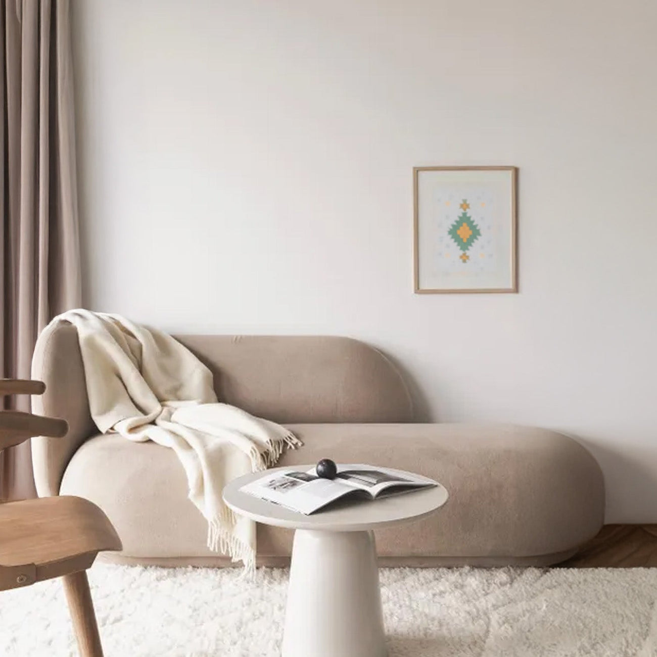 EliteElegance Velvet Two-Seater Sofa