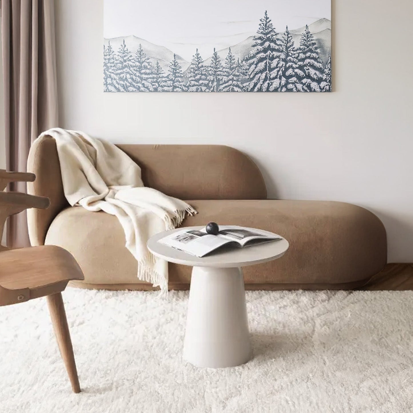 EliteElegance Velvet Two-Seater Sofa