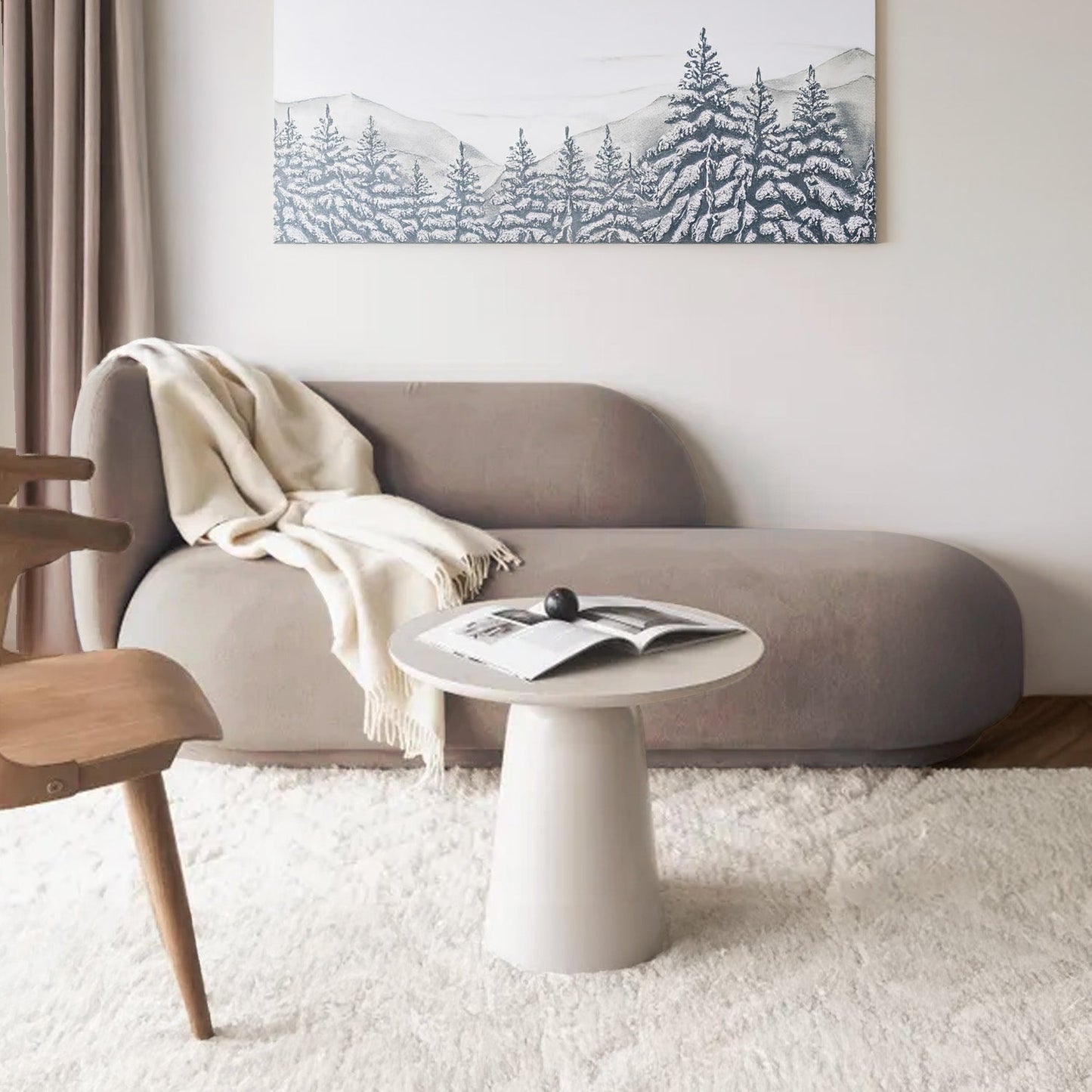 EliteElegance Velvet Two-Seater Sofa