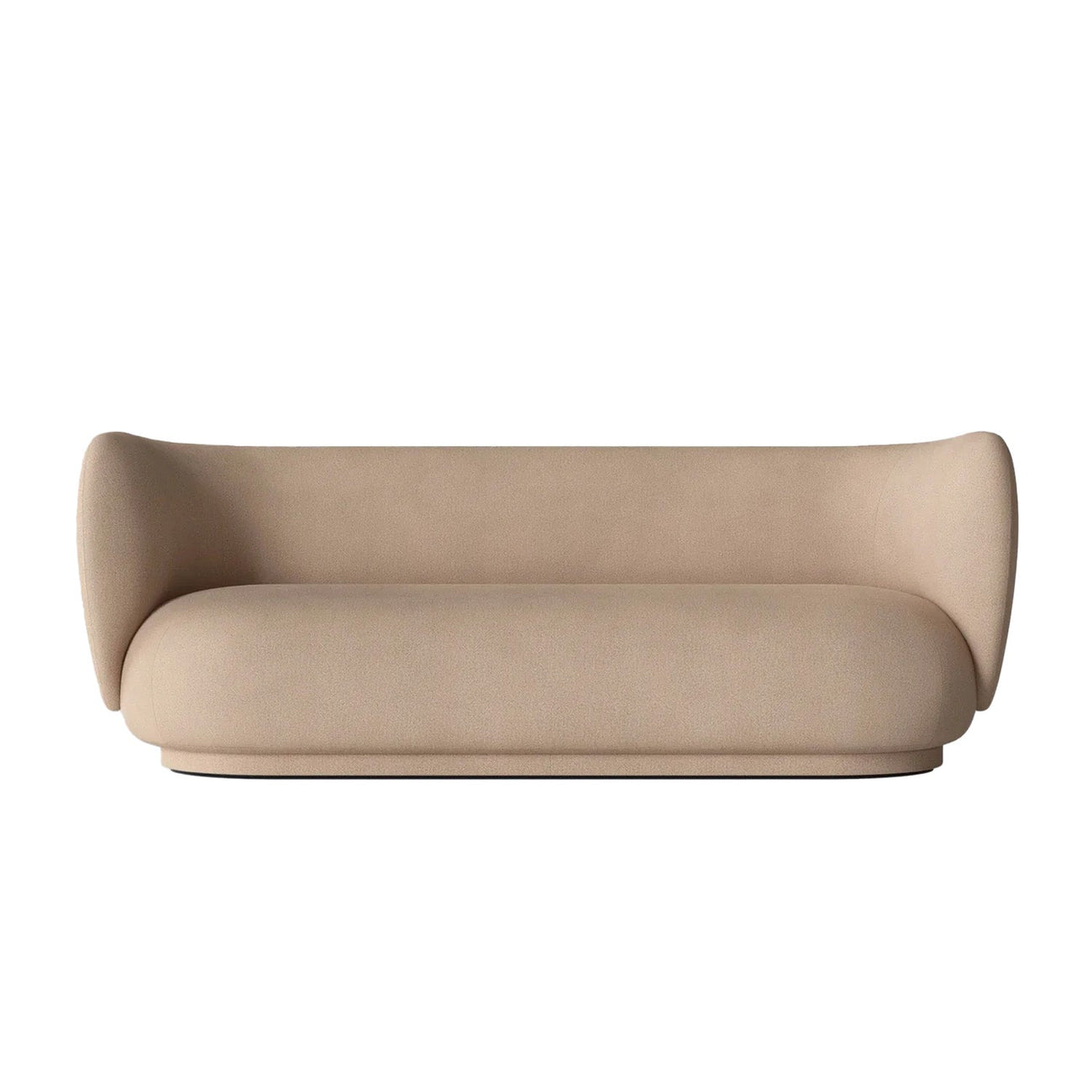 PlushPrestige Suede 3 Seater Sofa