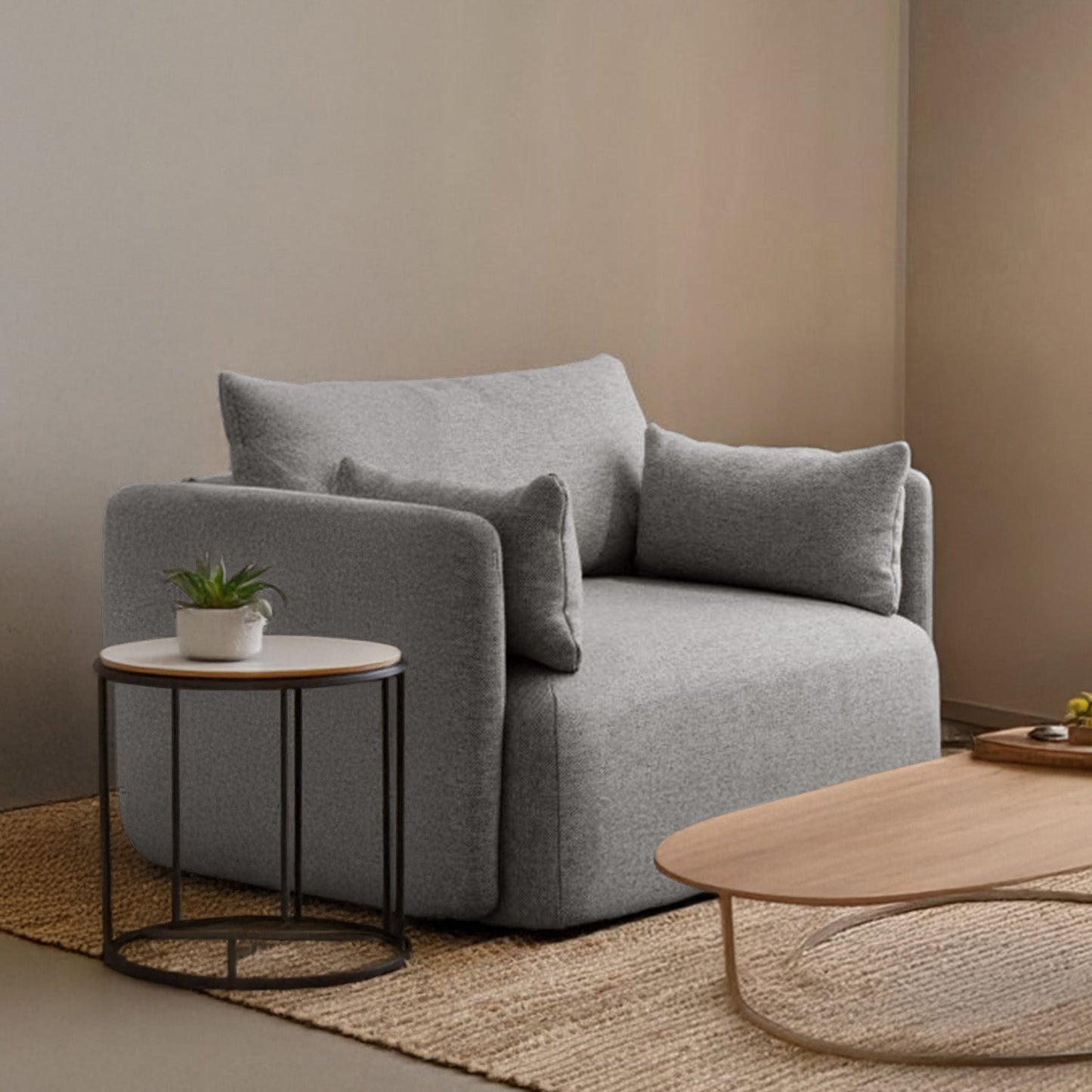 CozyChic Boucle Accent Sofa