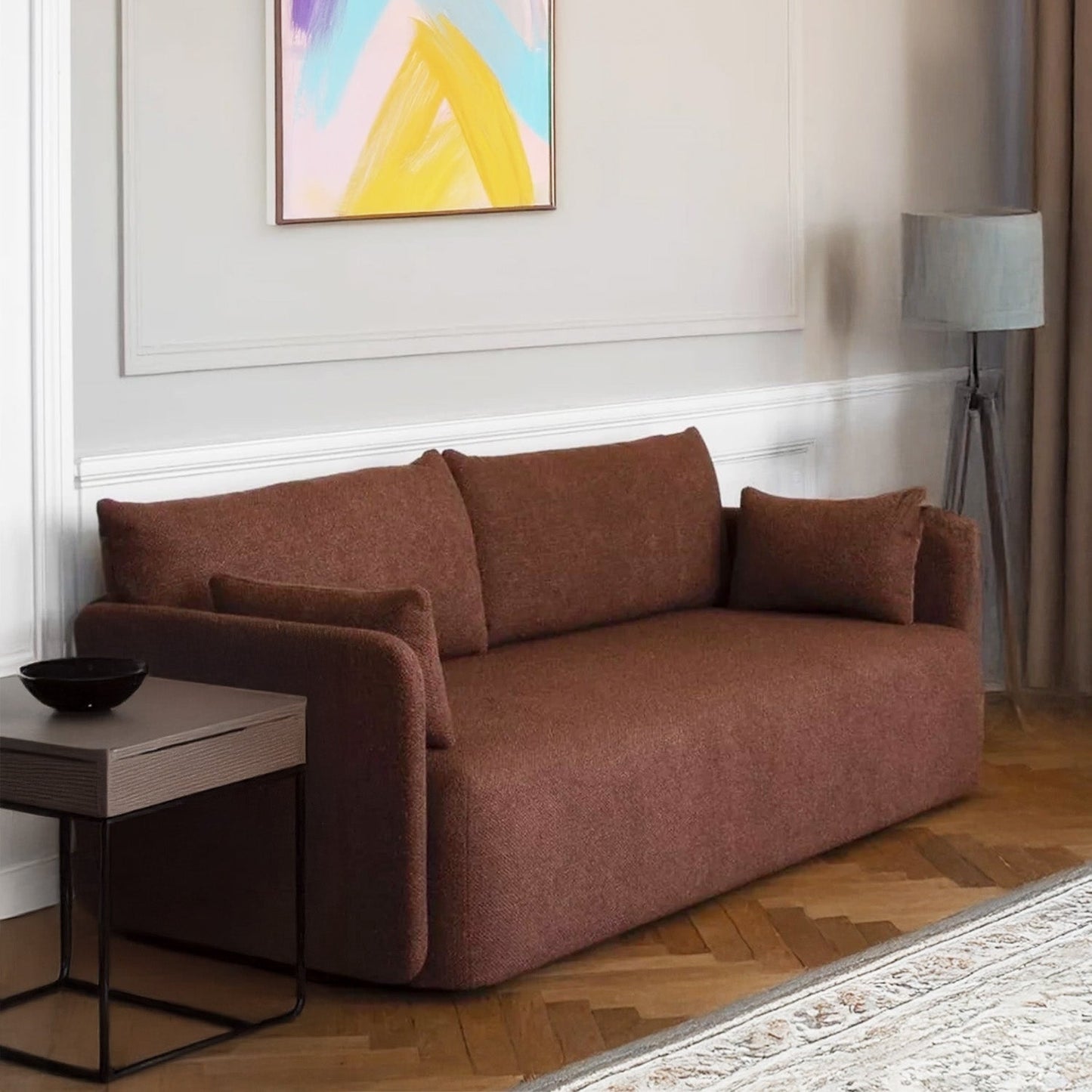 CozyChic Boucle Twin Sofa