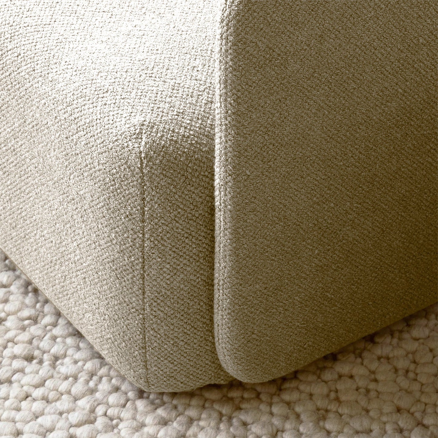 CozyChic Boucle Twin Sofa