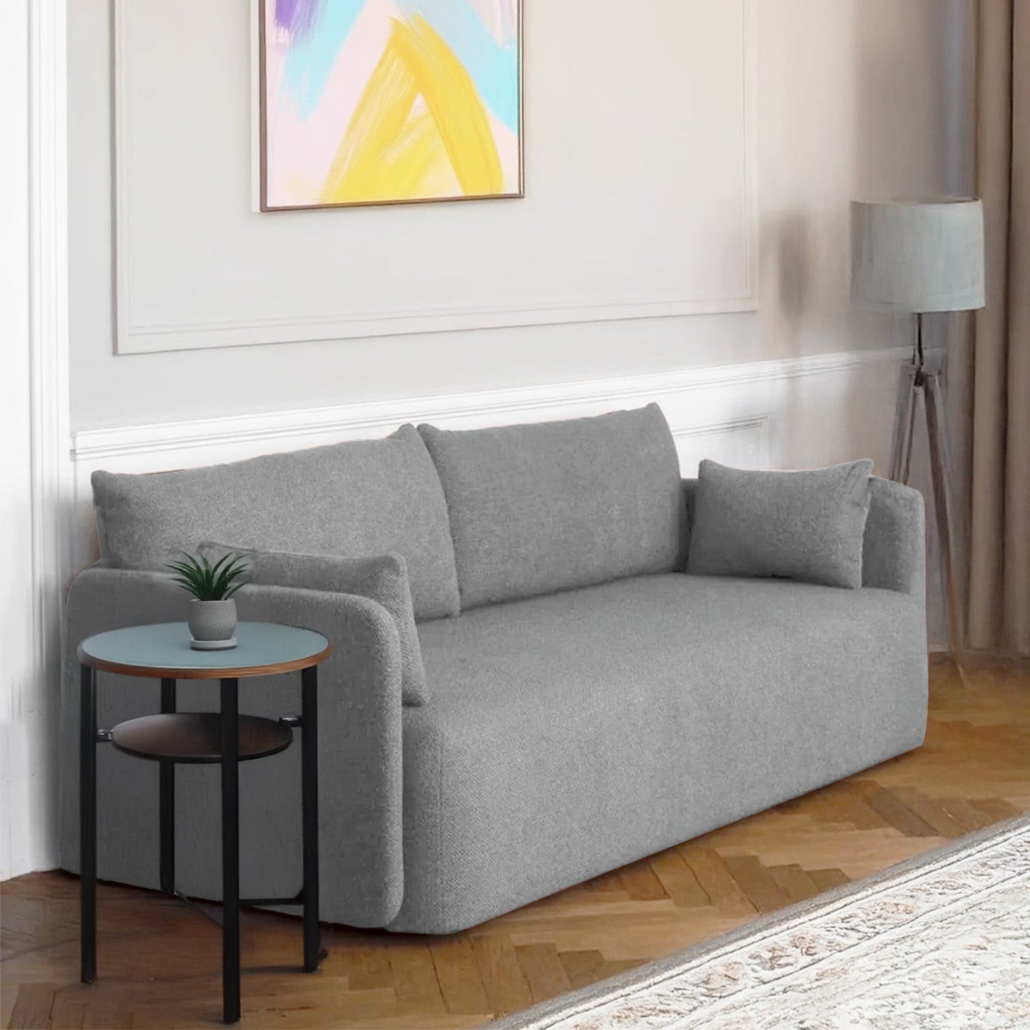 CozyChic Boucle Twin Sofa
