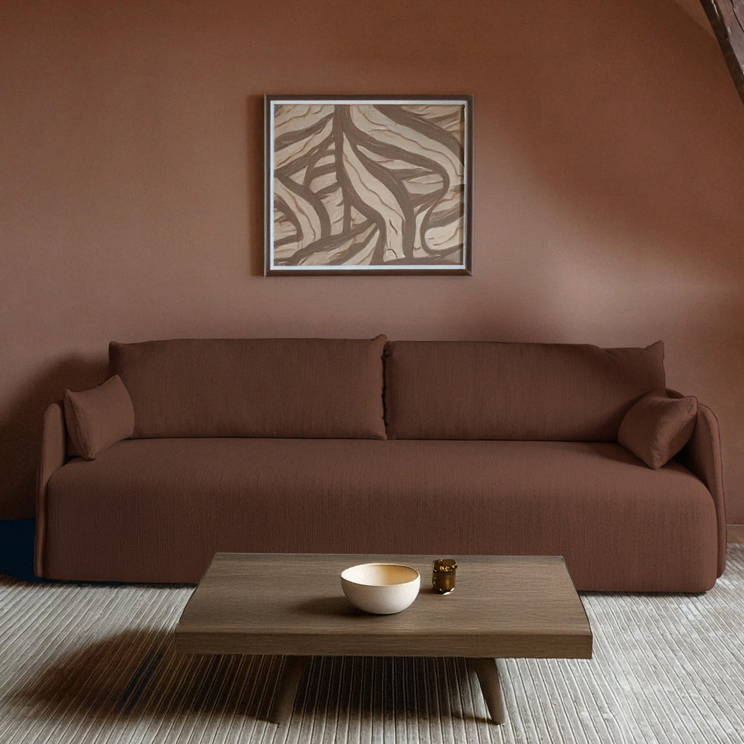CozyChic Boucle 3 Seater Sofa
