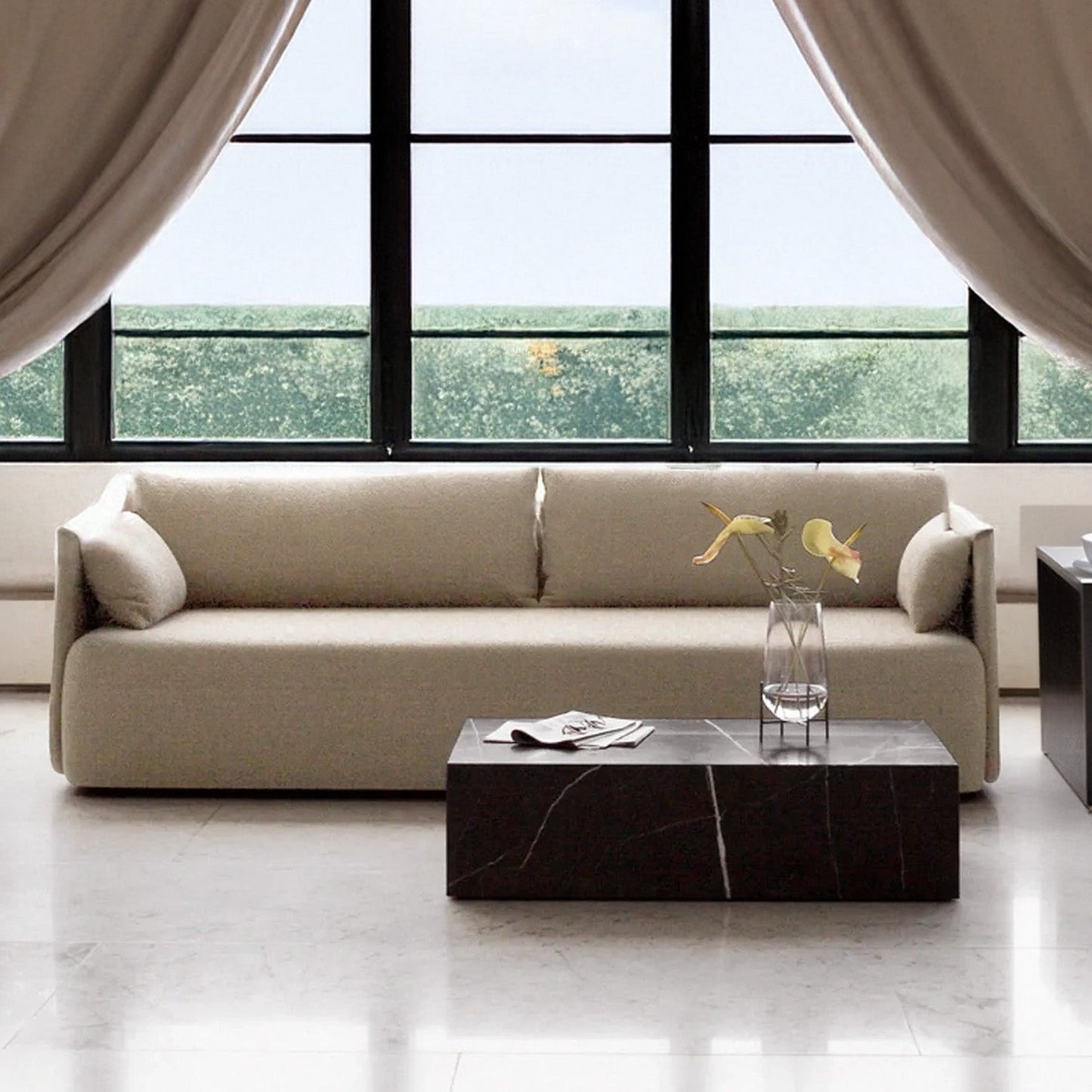 CozyChic Boucle 3 Seater Sofa