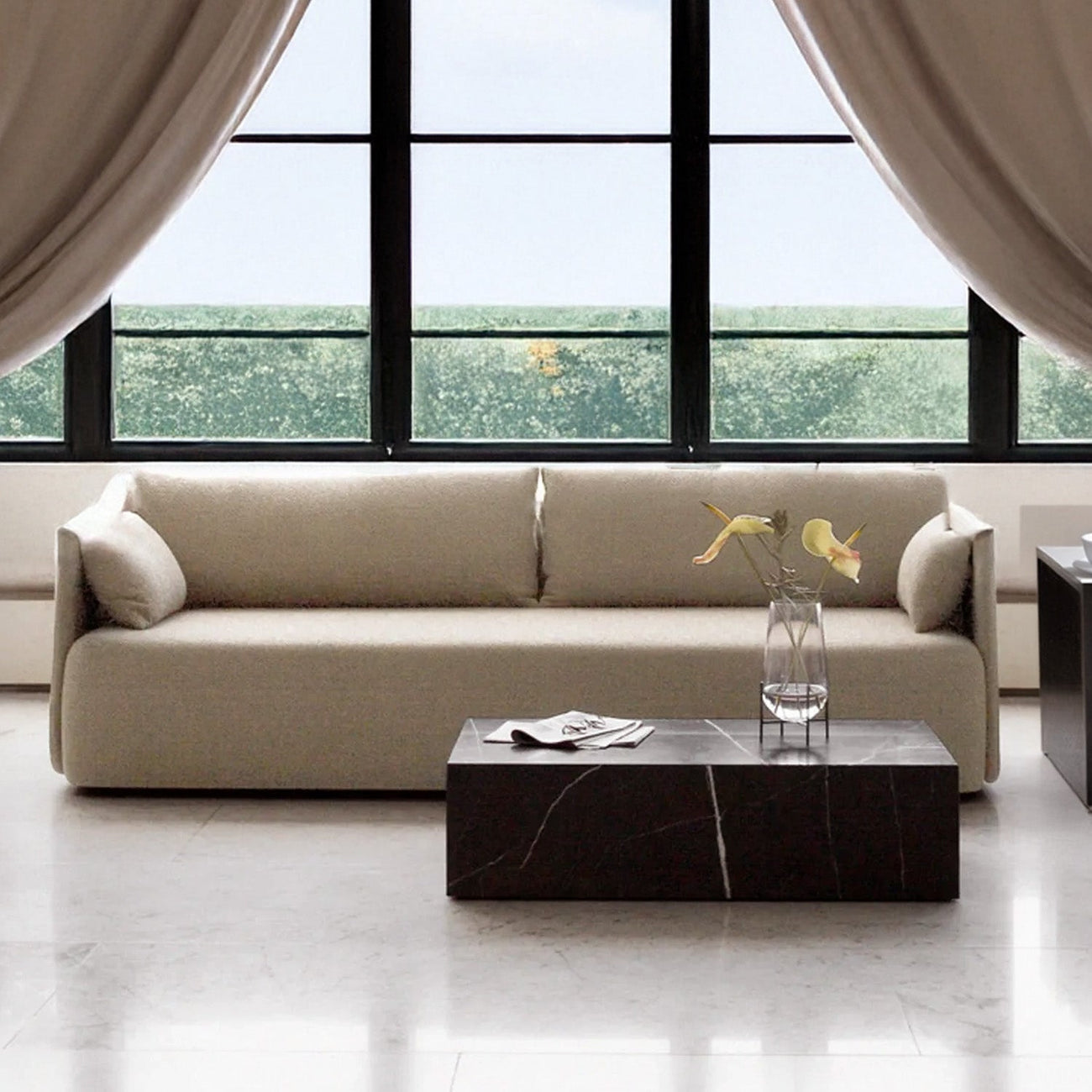 CozyChic Boucle 3 Seater Sofa
