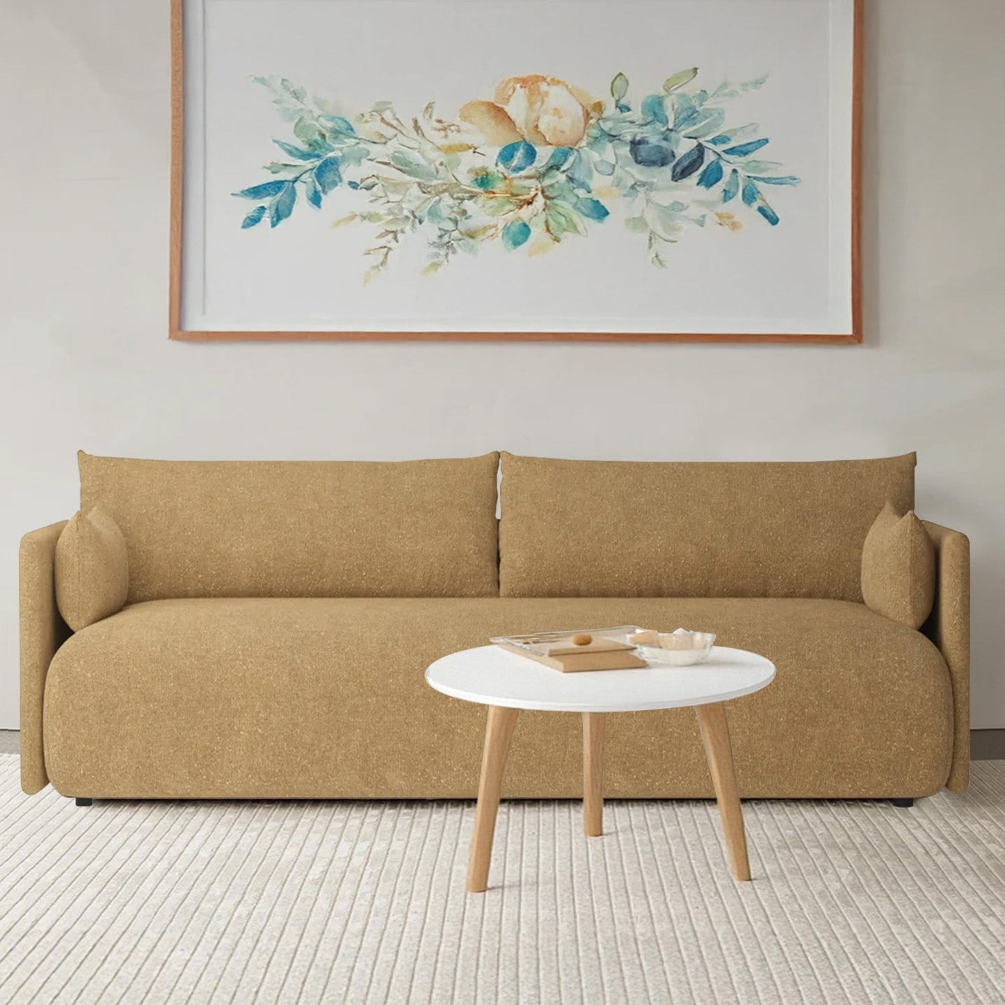 CozyChic Boucle 3 Seater Sofa