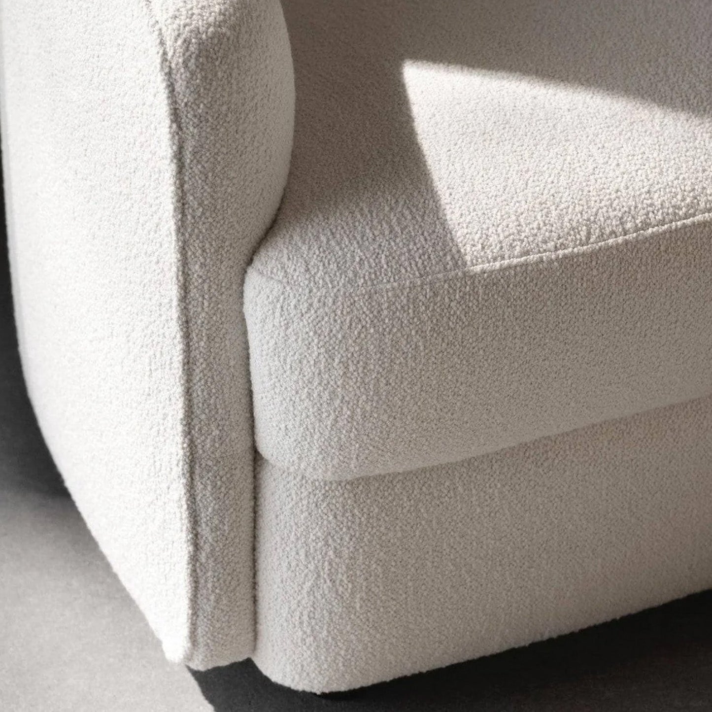 ElegantEnsemble Boucle Sofa