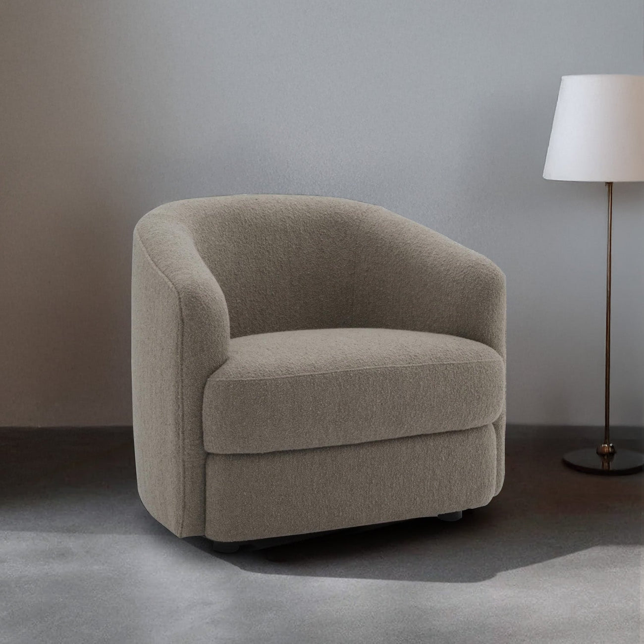 ElegantEnsemble Boucle Sofa