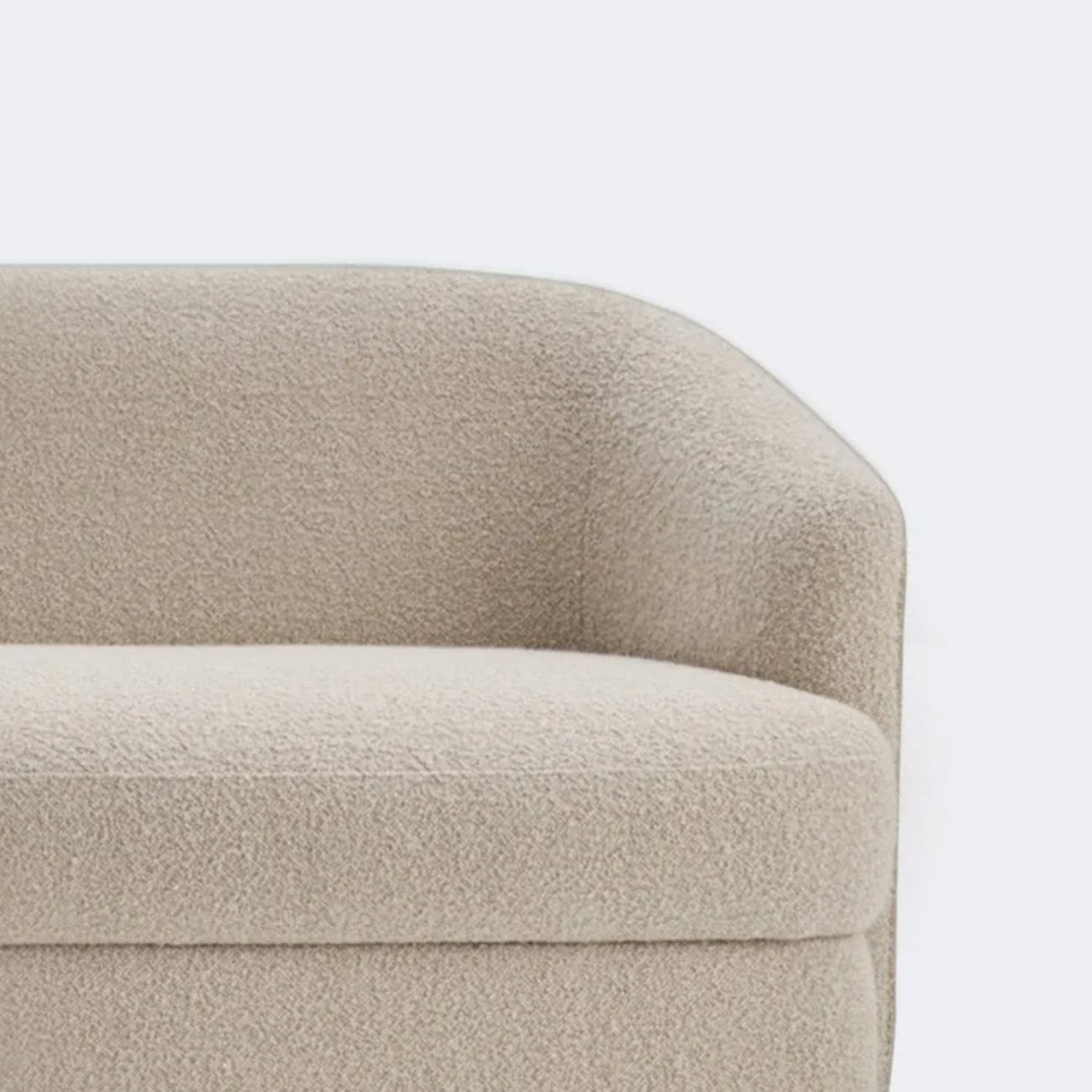 ElegantEnsemble Boucle 2 Seater Sofa