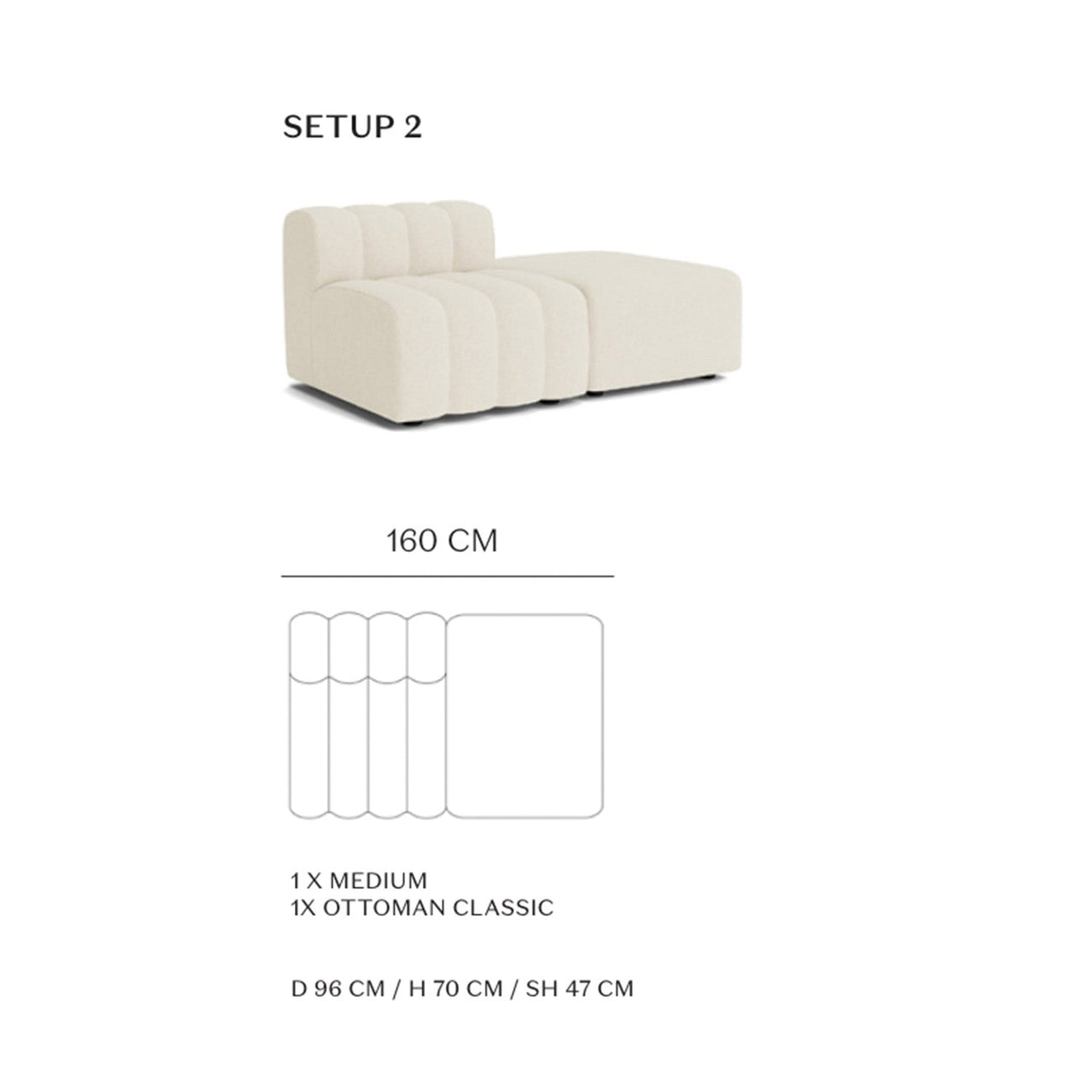 ChicComfort Detachable Sofa Set