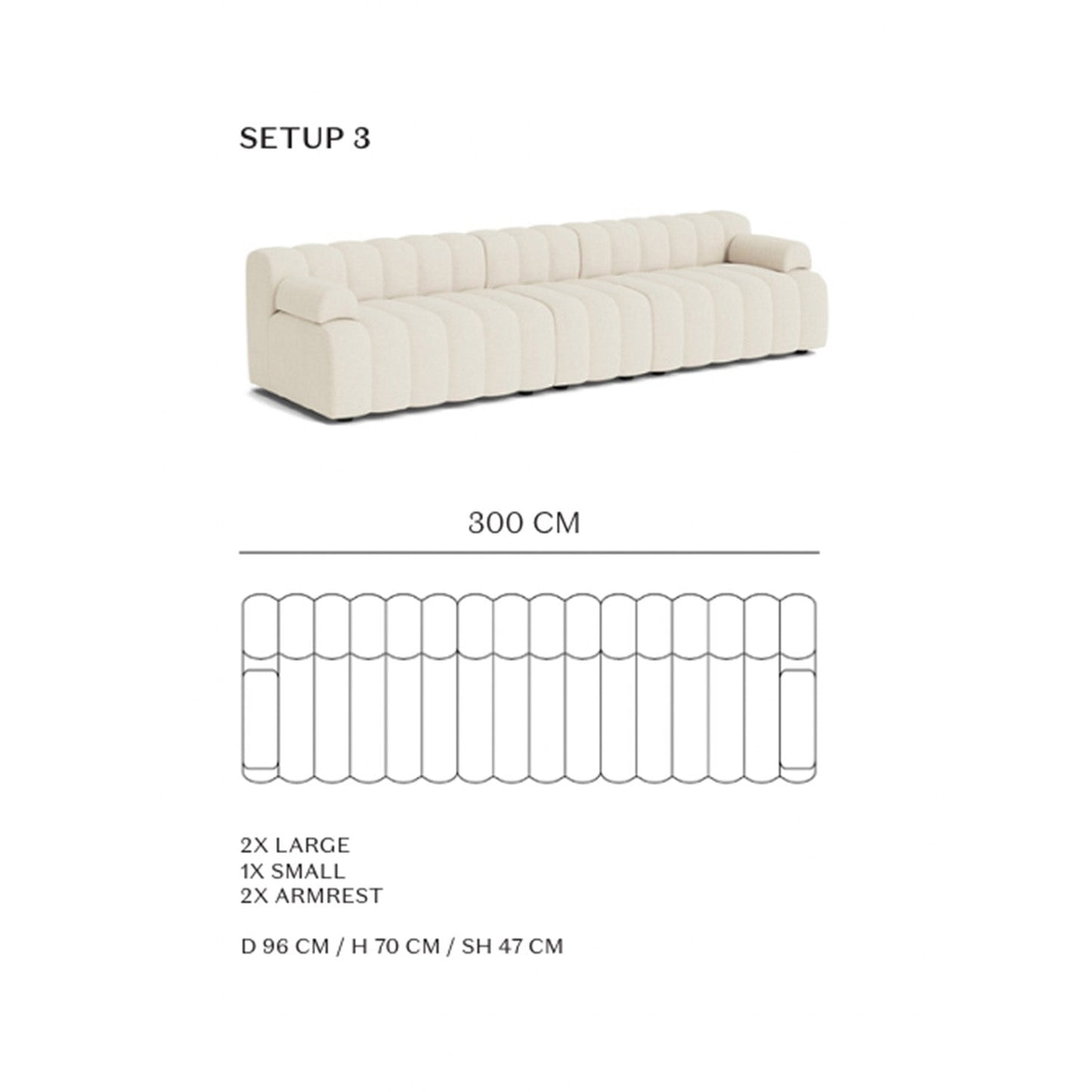 ChicComfort 4 Seater Sofa Set