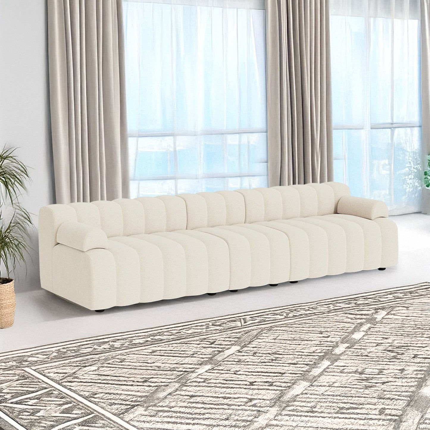 ChicComfort 4 Seater Sofa Set