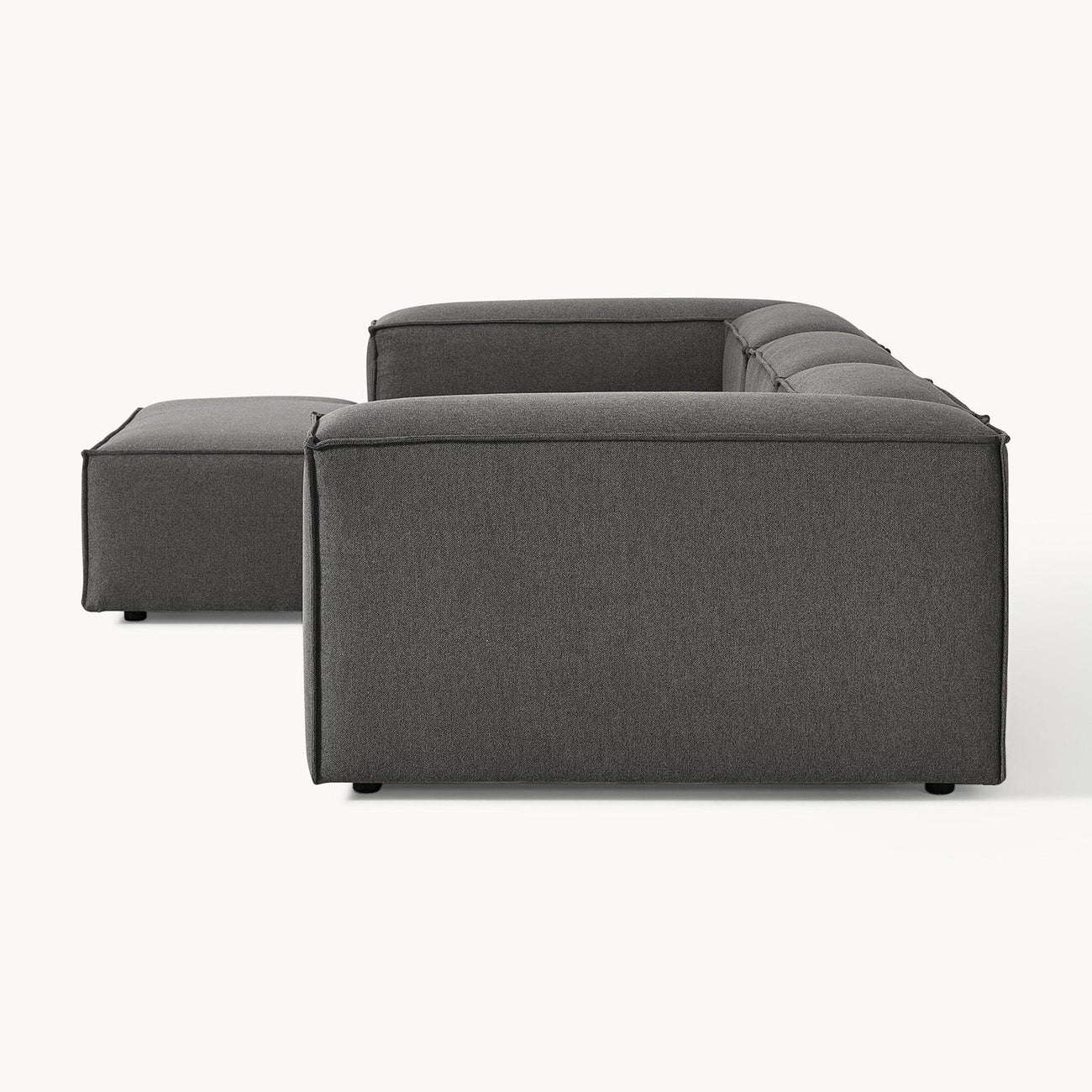 ElegantEdge 3 Seater L Shaped Sofa