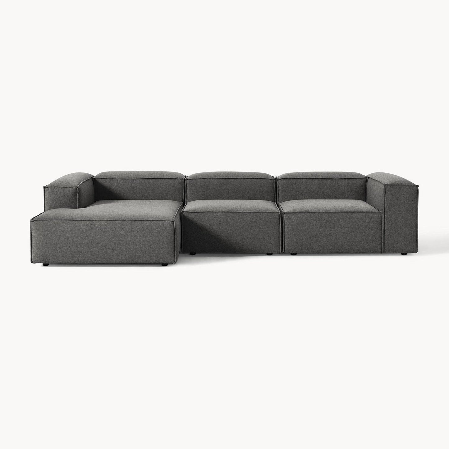 ElegantEdge 3 Seater L Shaped Sofa