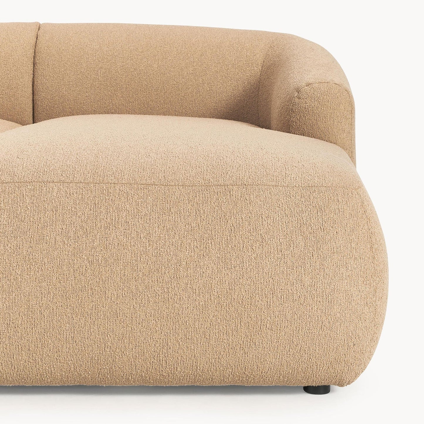 ZenLiving 3 Seater Boucle L Shaped Sofa