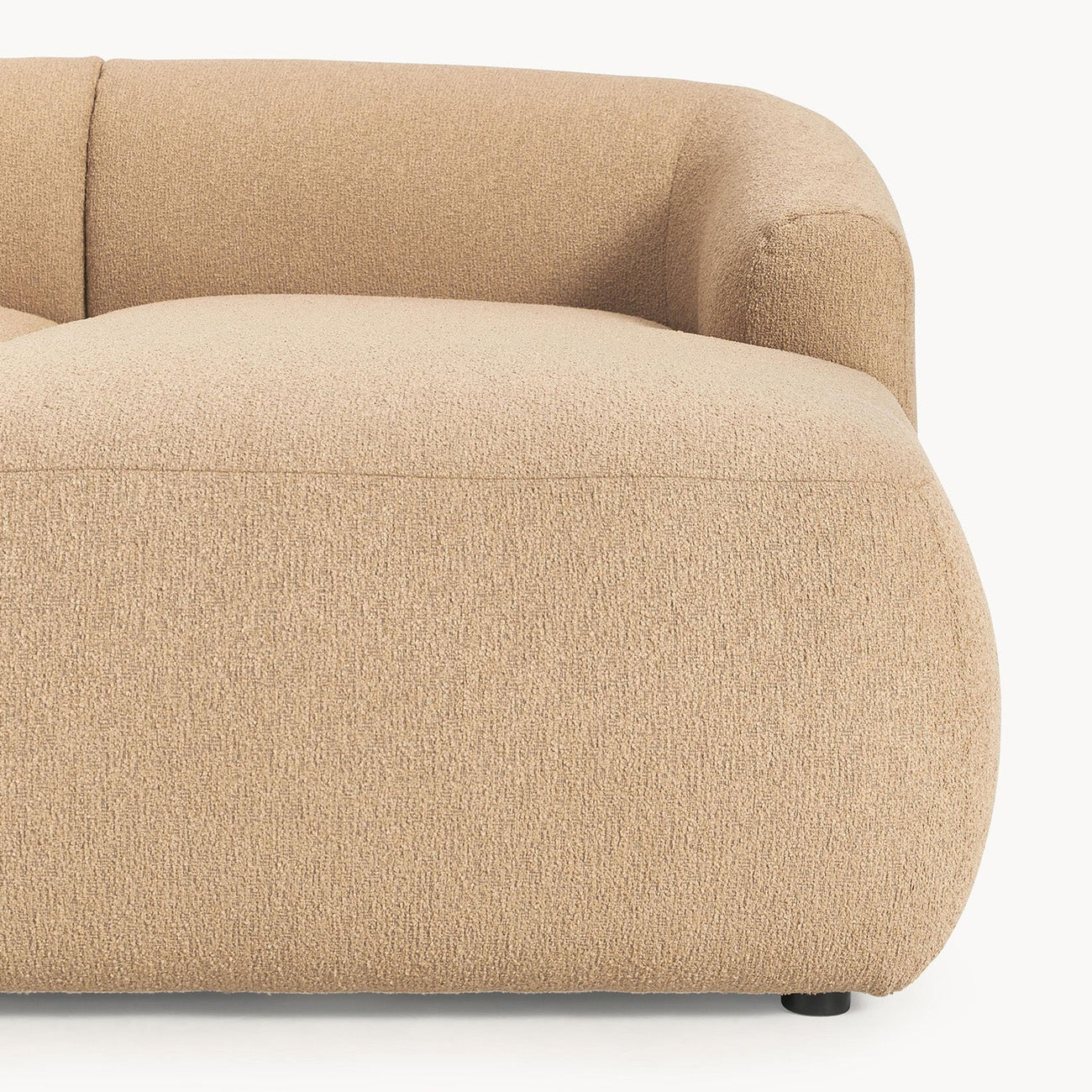 ZenLiving 3 Seater Boucle L Shaped Sofa