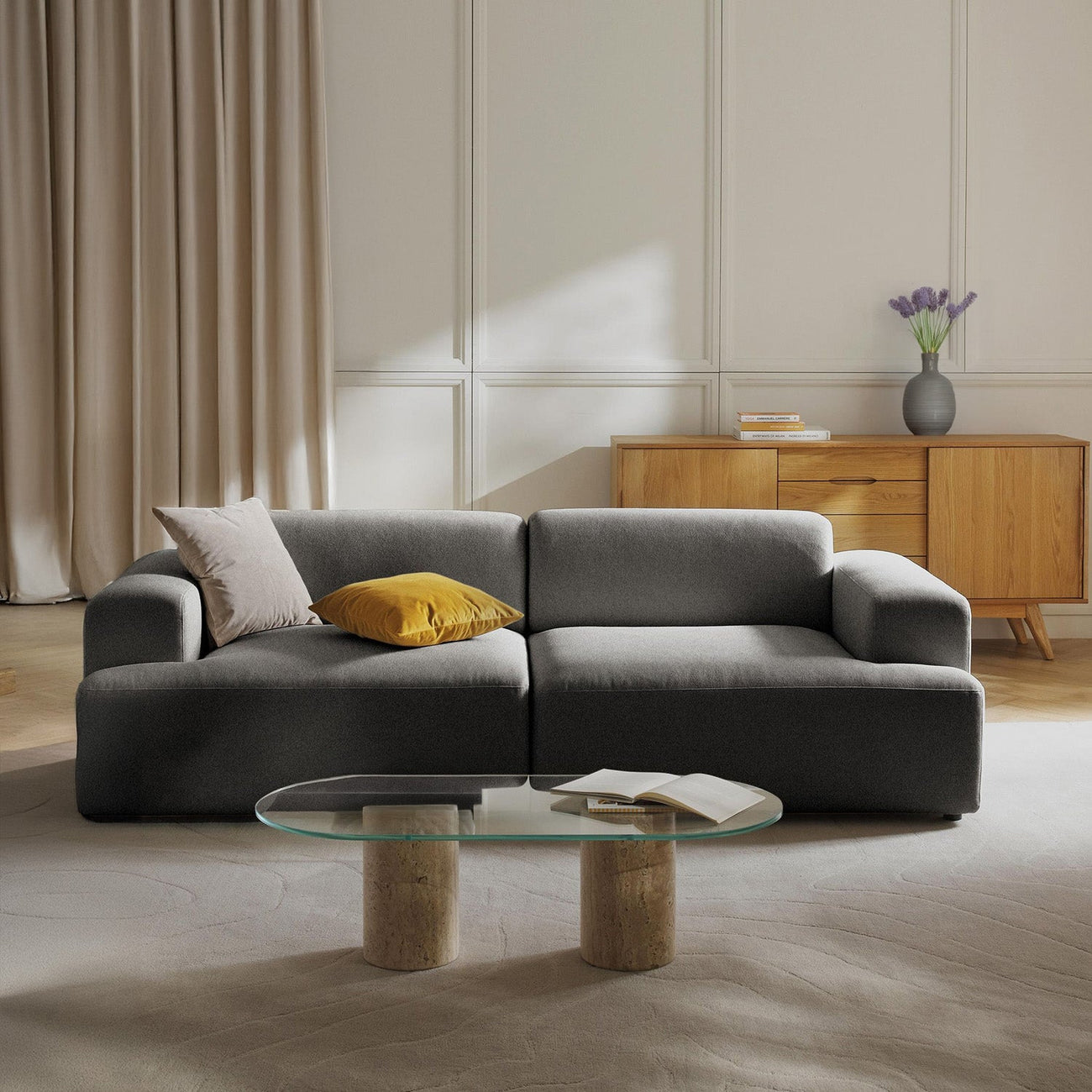 ComfortHaven 2 Seater Sofa