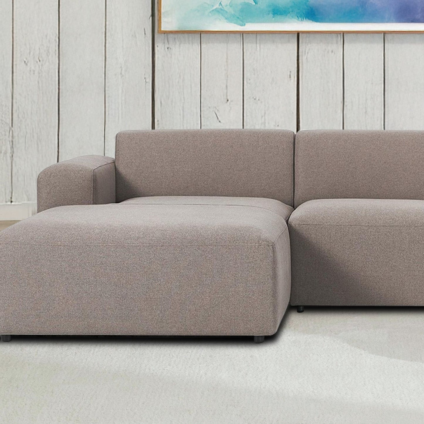 ComfortHaven 3 Seater L Shaped Sofa