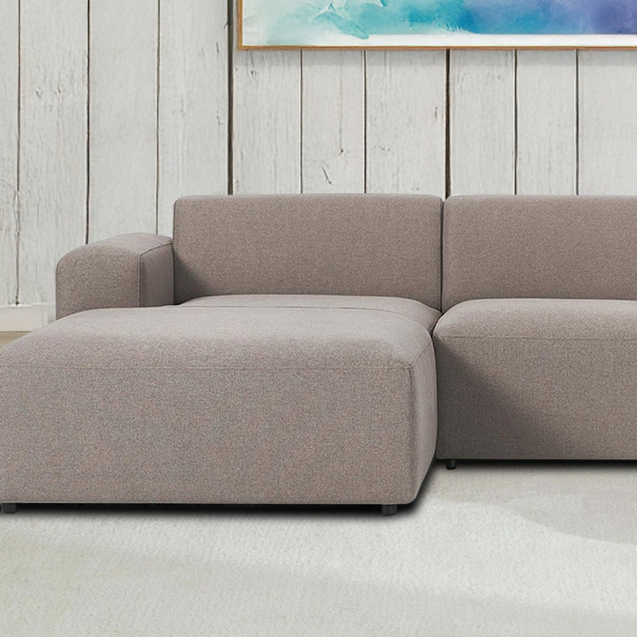 ComfortHaven 3 Seater L Shaped Sofa