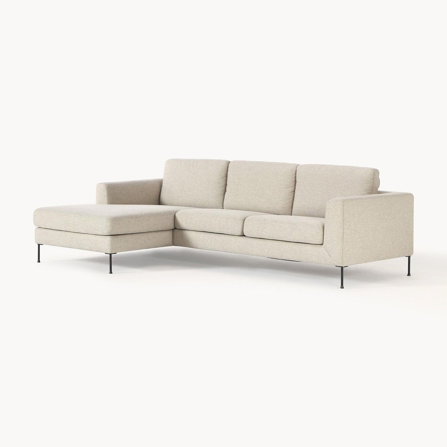 ModernElegance L Shaped 3 Seater Sofa