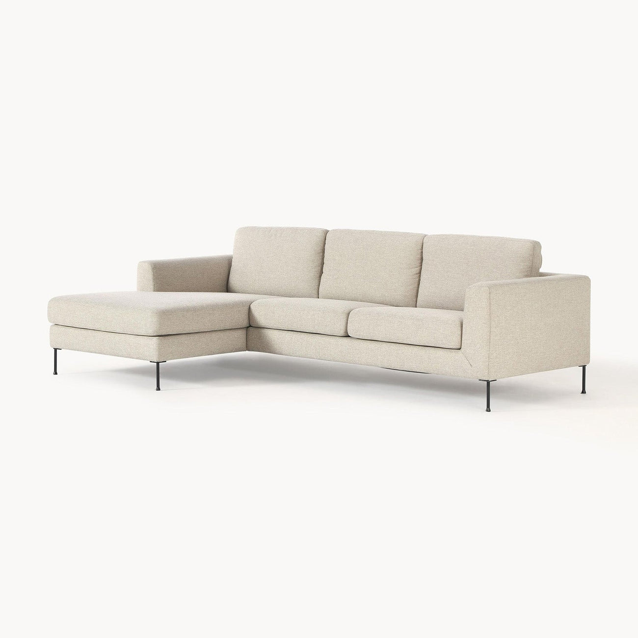 ModernElegance L Shaped 3 Seater Sofa