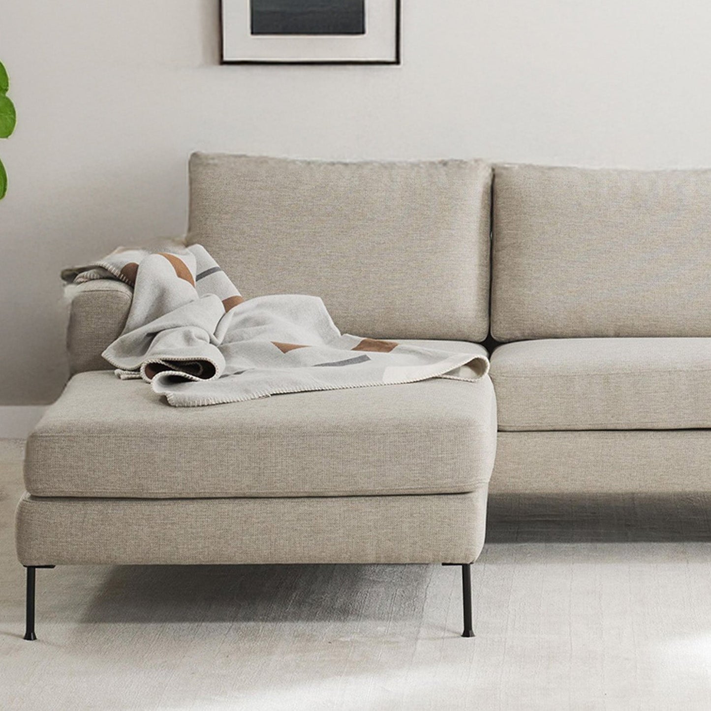 ModernElegance L Shaped 3 Seater Sofa