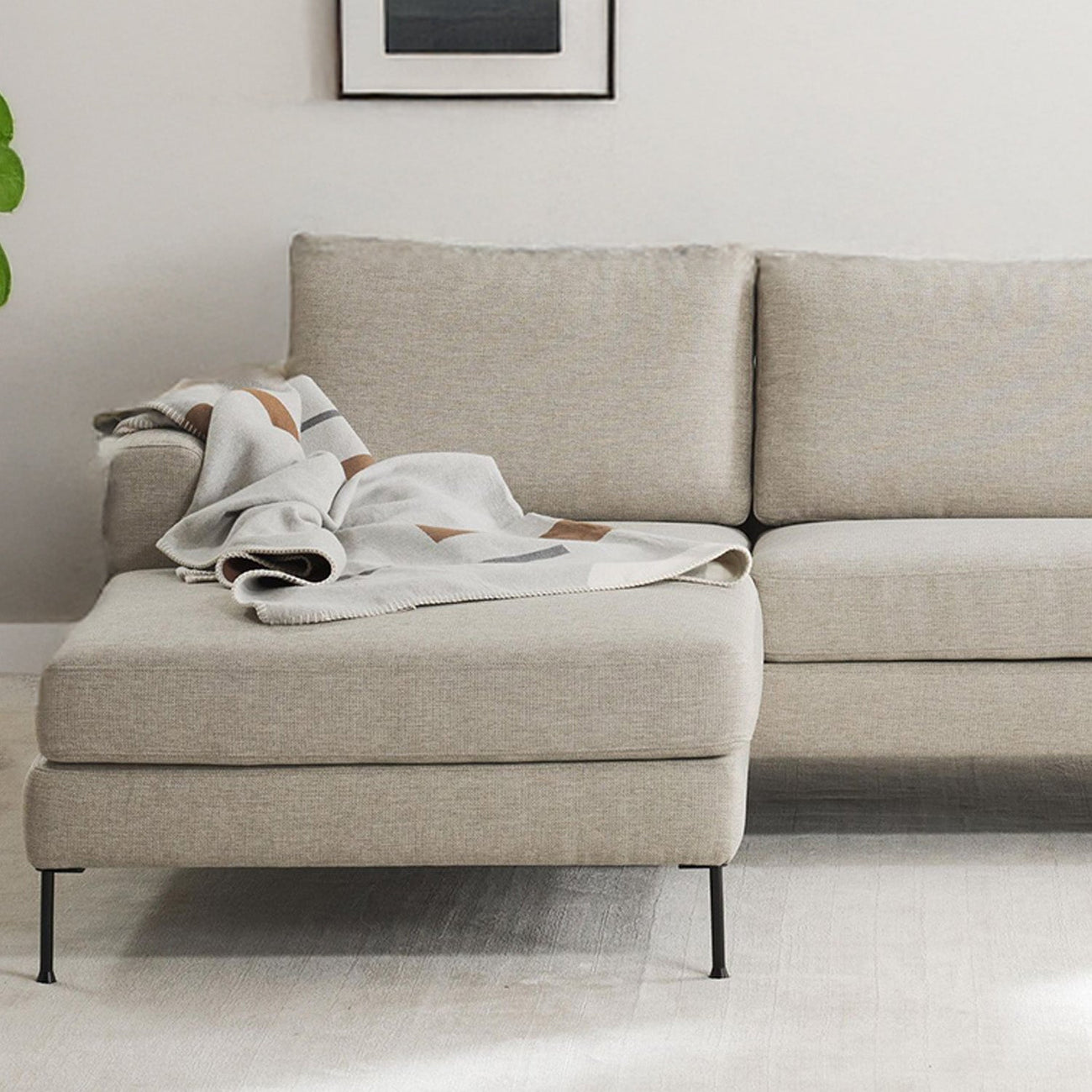 ModernElegance L Shaped 3 Seater Sofa