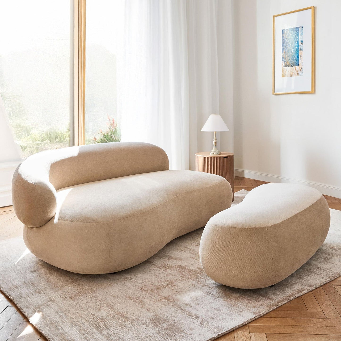 LuxeLounge Contemporary 3 Seater Sofa