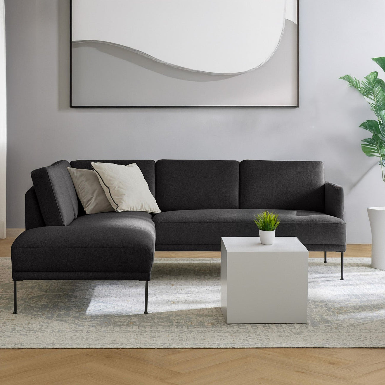 ModernElegance L Shaped 5 Seater