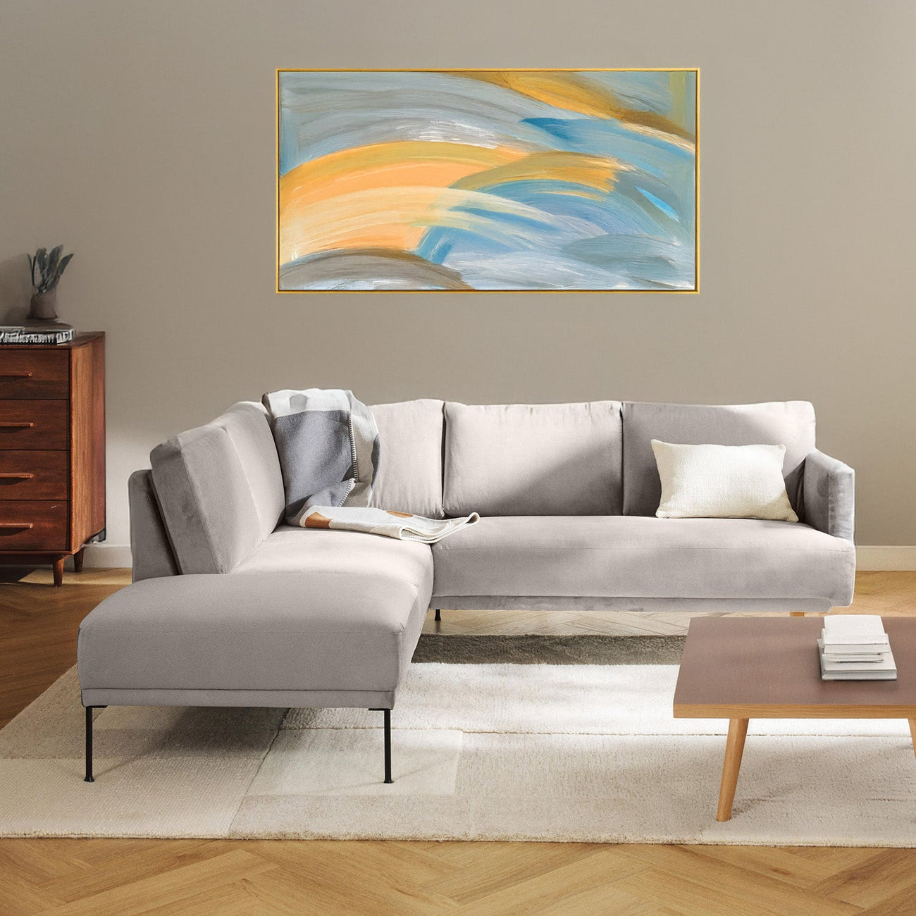 ModernElegance L Shaped 5 Seater