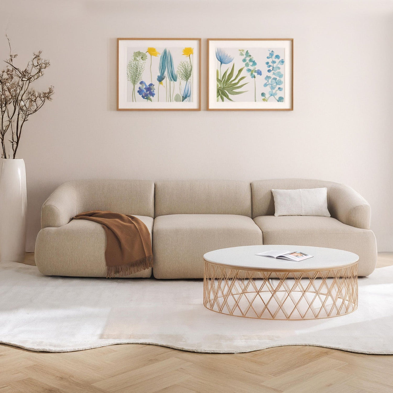 ZenLiving 3 Seater Sofa