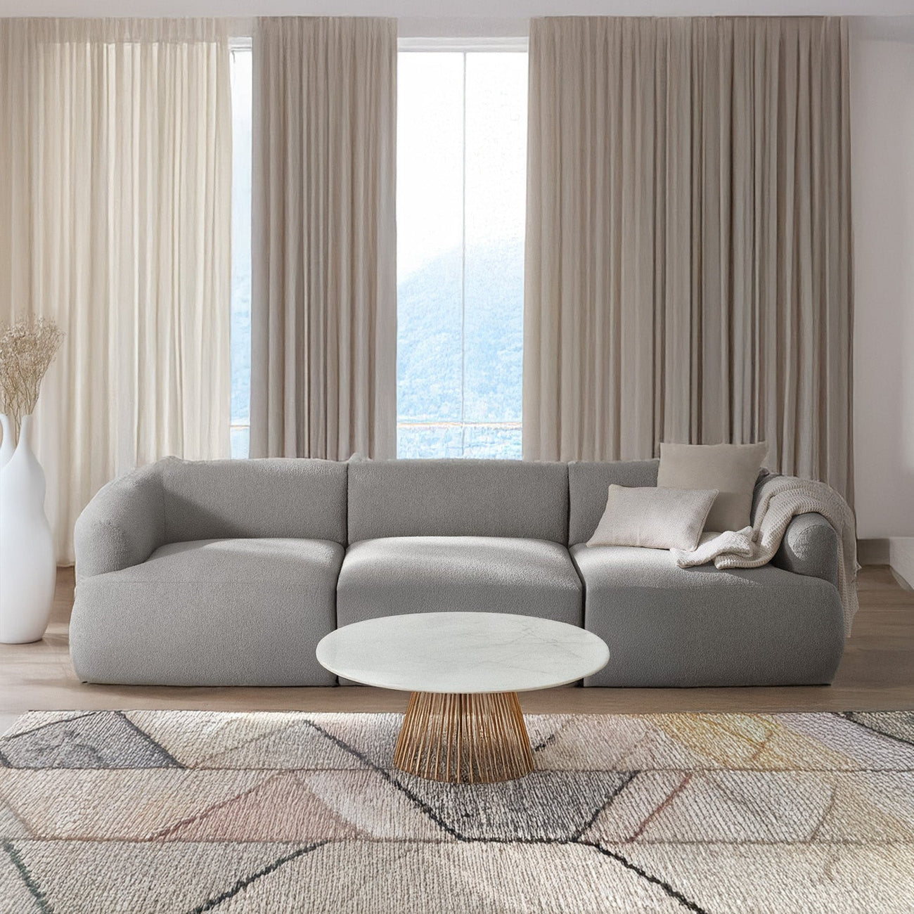 ZenLiving 3 Seater Sofa