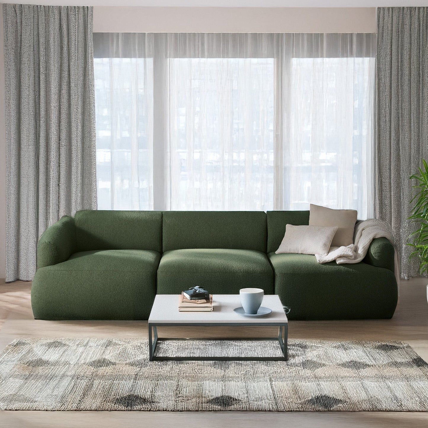 ZenLiving 3 Seater Sofa