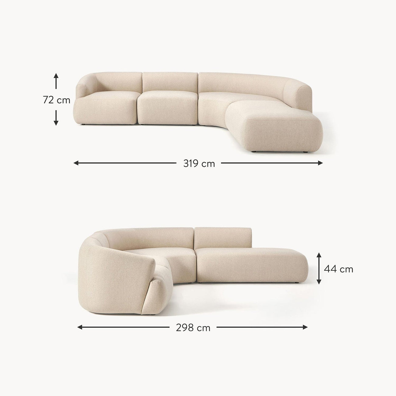 ZenLiving 5 Seater Sofa