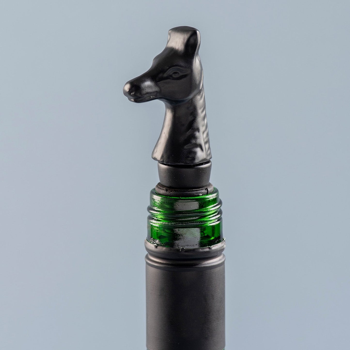 The Horse Bottle Stoper Glossy Gold