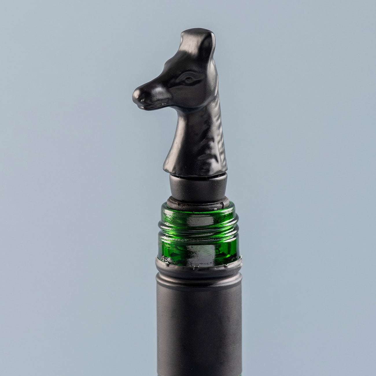 The Horse Bottle Stoper Glossy Gold