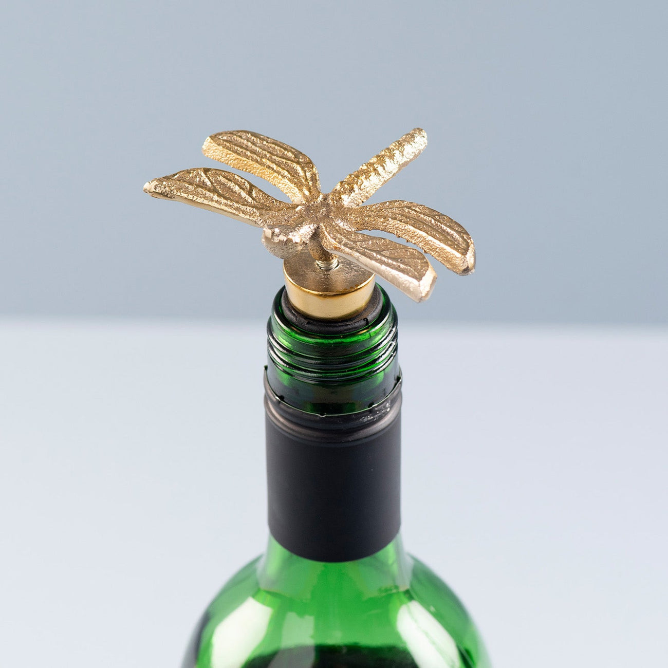 The Horse Bottle Stoper Glossy Gold