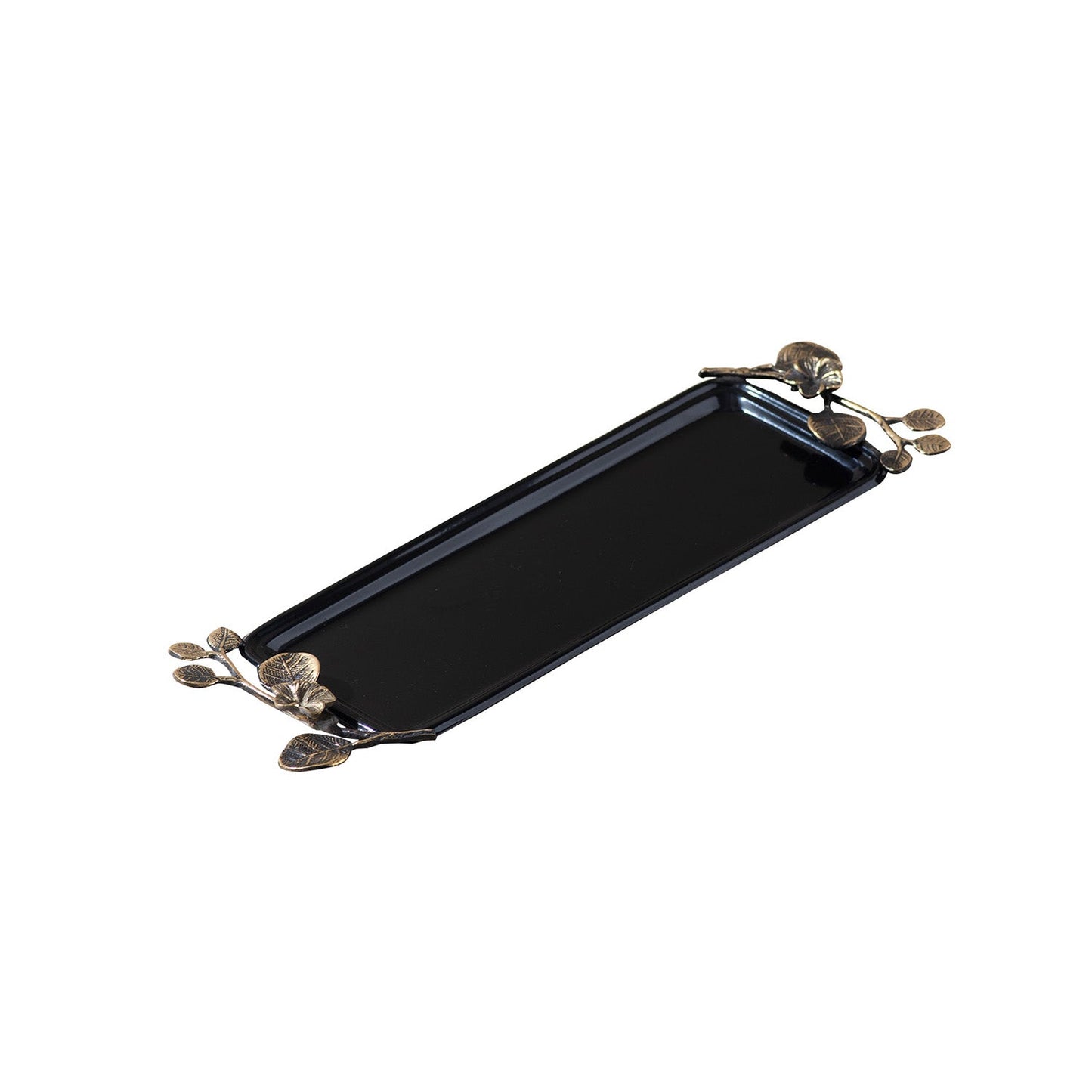 The Masterful Metal Tray Glossy Black