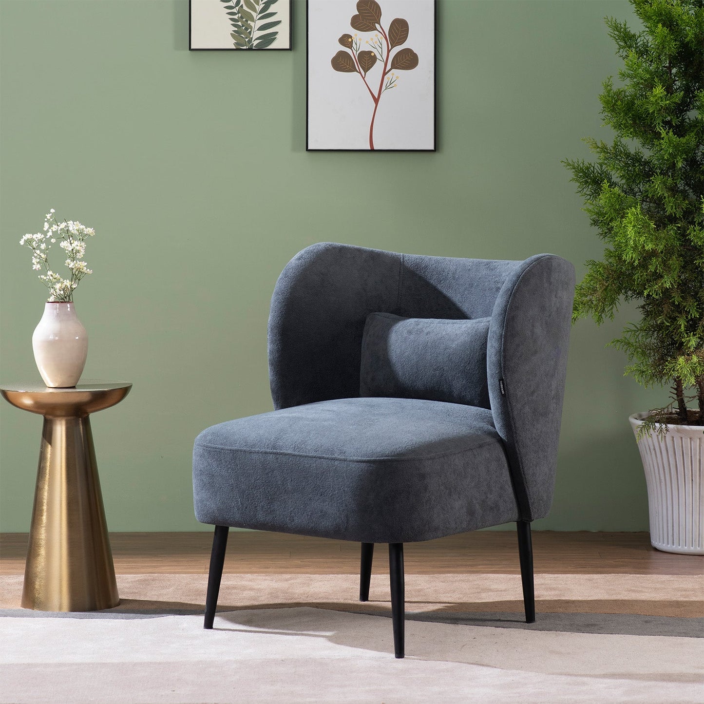 Boucle Lounge Chairs
