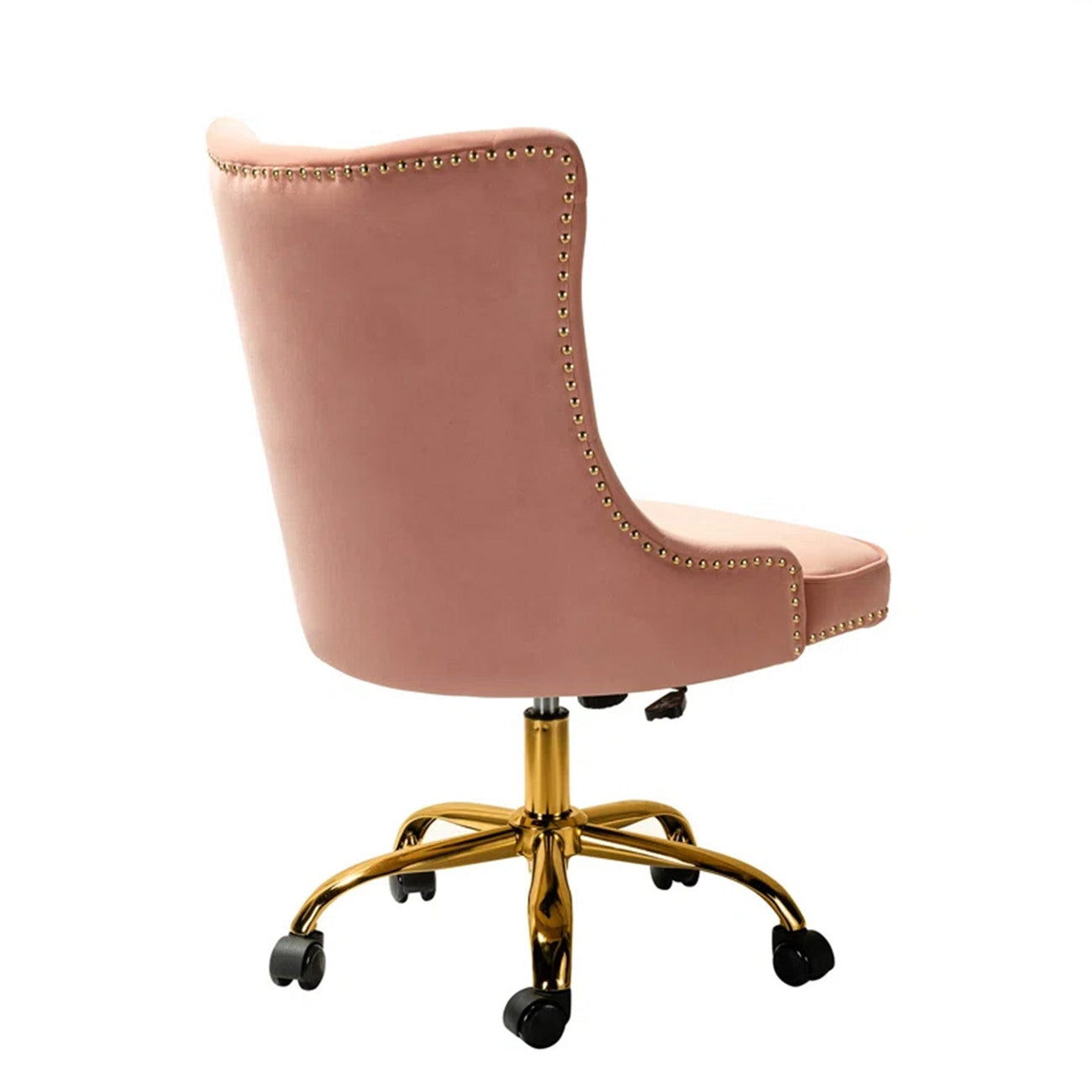Boss Velvet Tufted Office Chairs With Wheels