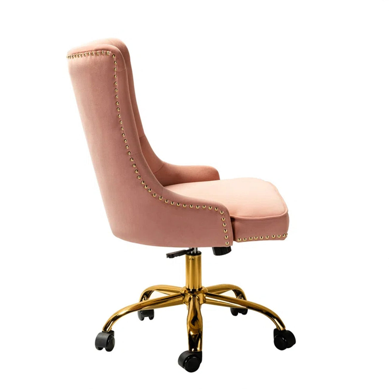 Boss Velvet Tufted Office Chairs With Wheels